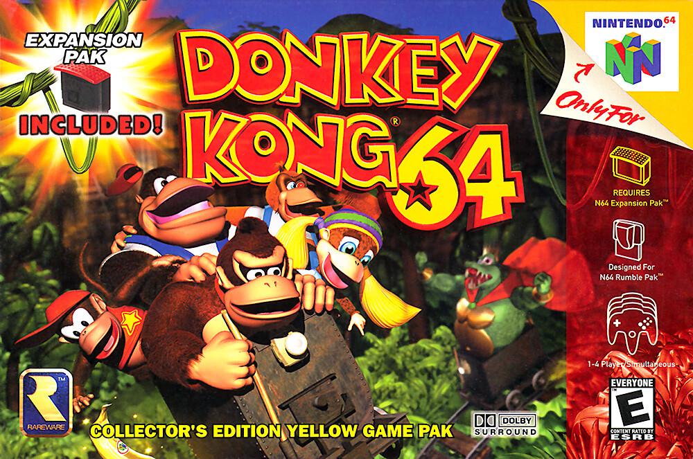 Donkey Kong 64 (N64, 1999, Cartridge)