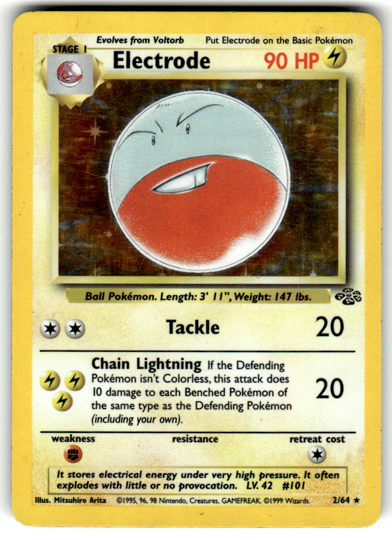 Electrode - Jungle (2/64) - Moderately Played (MP) Unlimited Holofoil