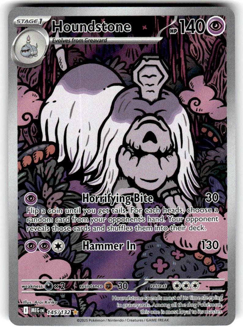 Houndstone - Mega Evolution (145/132) - Illustration Rare