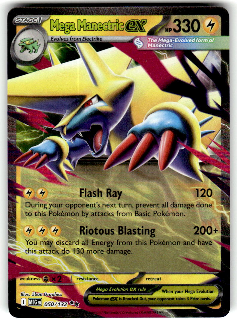 Mega Manectric ex - 050/132 - ME01: Mega Evolution