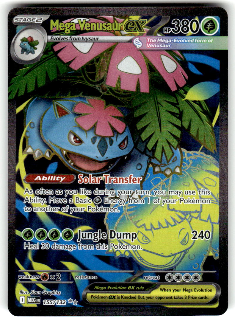 Mega Venusaur ex - 155/132 - ME01: Mega Evolution