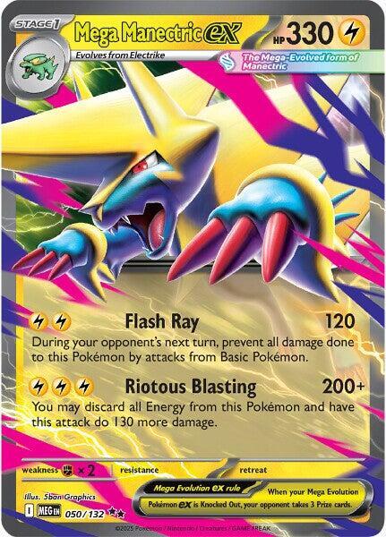 Mega Manectric ex - 050/132 - ME01: Mega Evolution