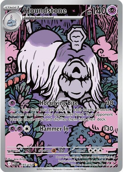 Houndstone - Mega Evolution (145/132) - Illustration Rare
