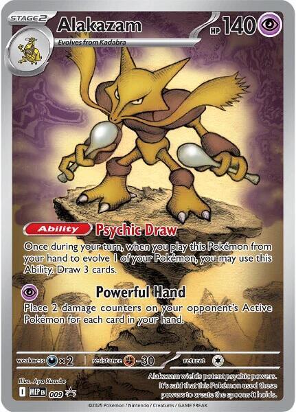 Alakazam - 009 - ME: Mega Evolution Promo
