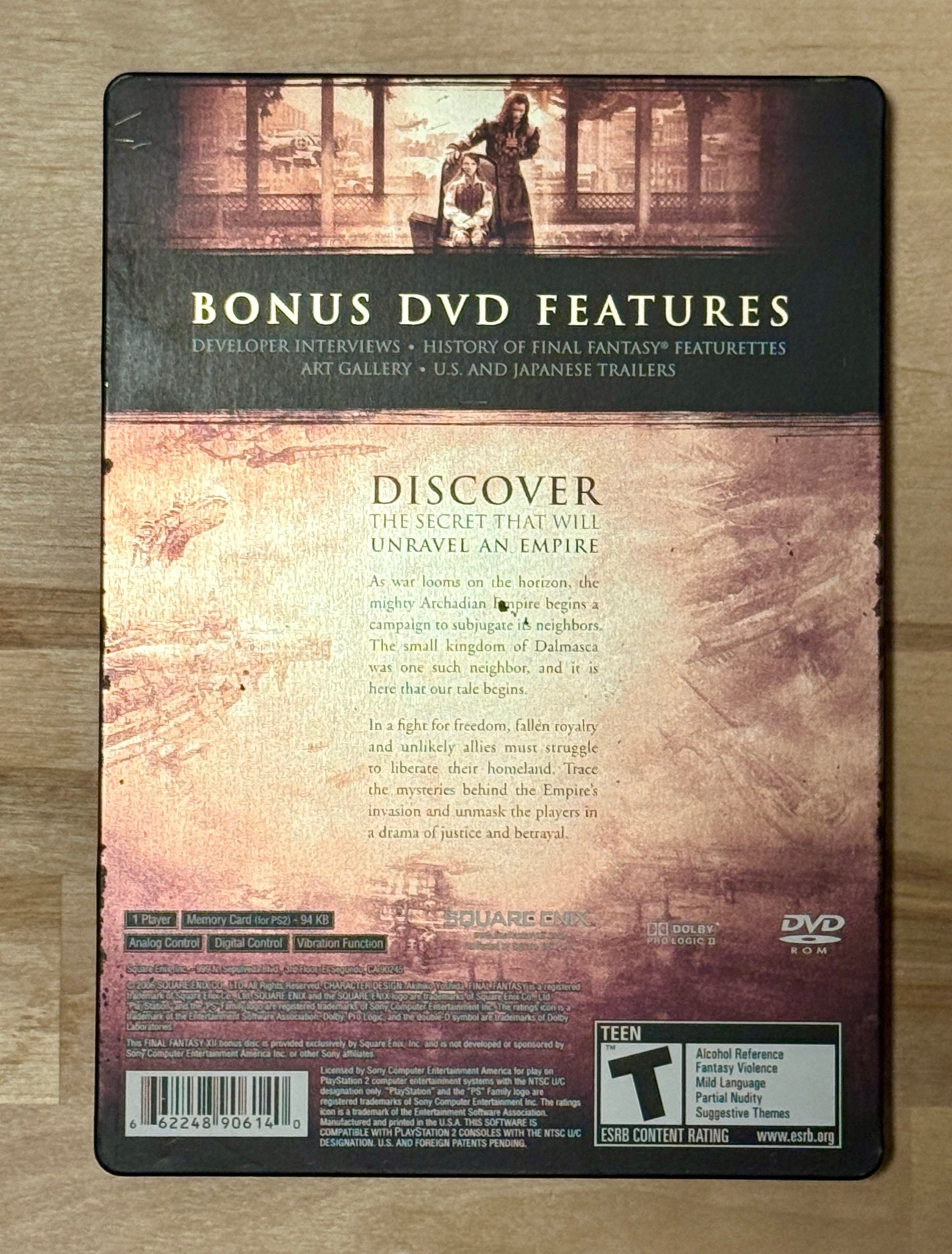 Final Fantasy XII Collector's Edition (PS2, 2006, CIB)