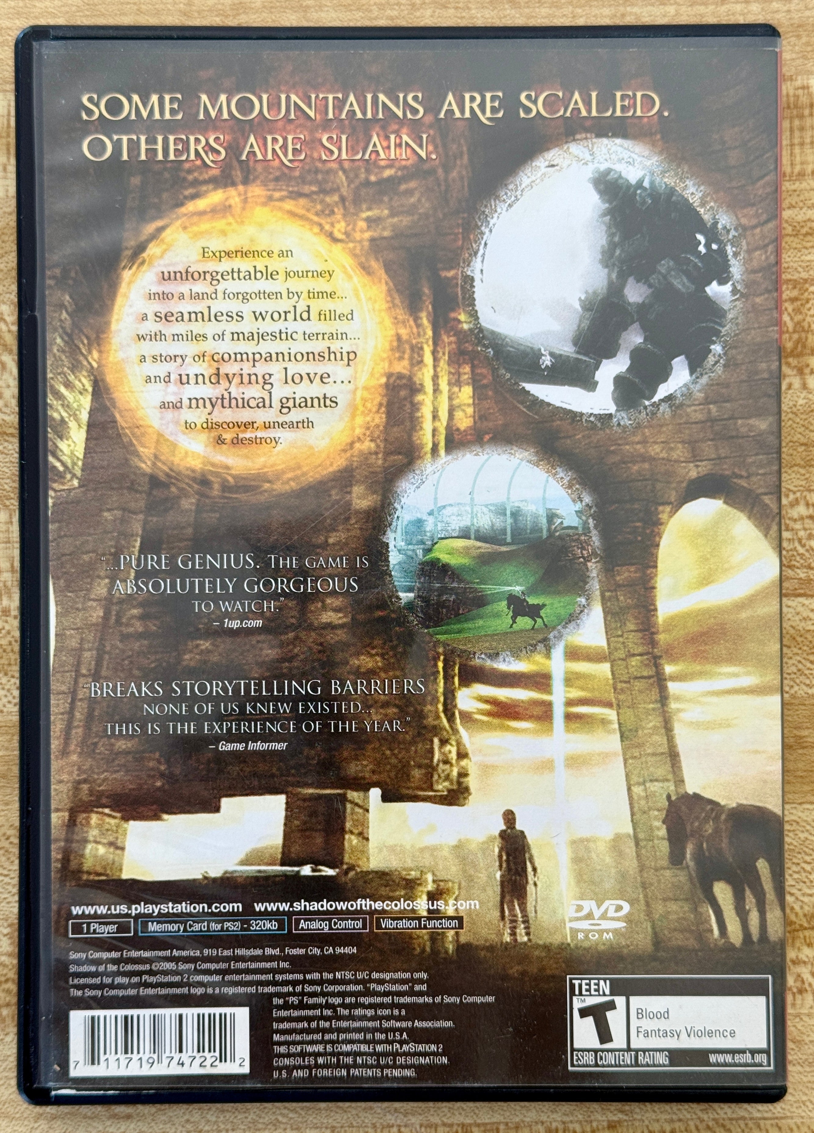 Shadow of Colossus [Greatest Hits] (PS2, 2005, MM)