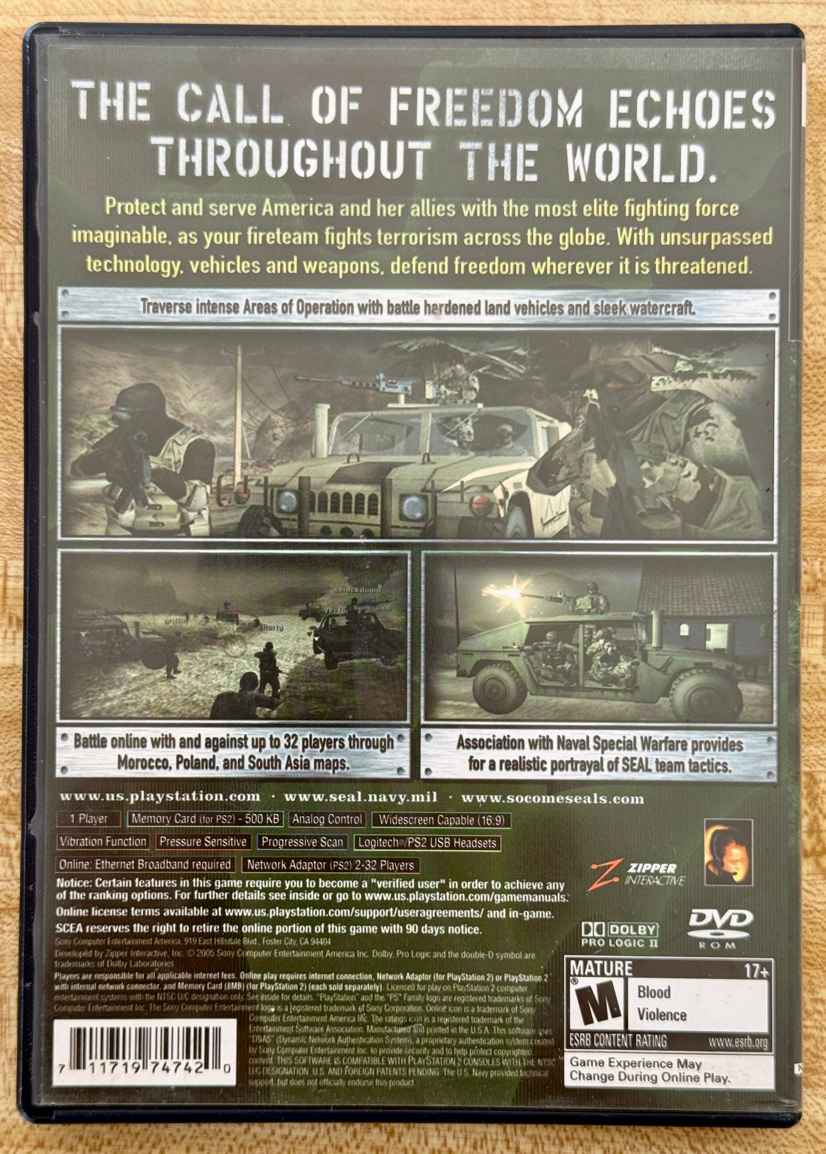 SOCOM 3: U.S. NAVY SEALs (PS2, 2005, MM)