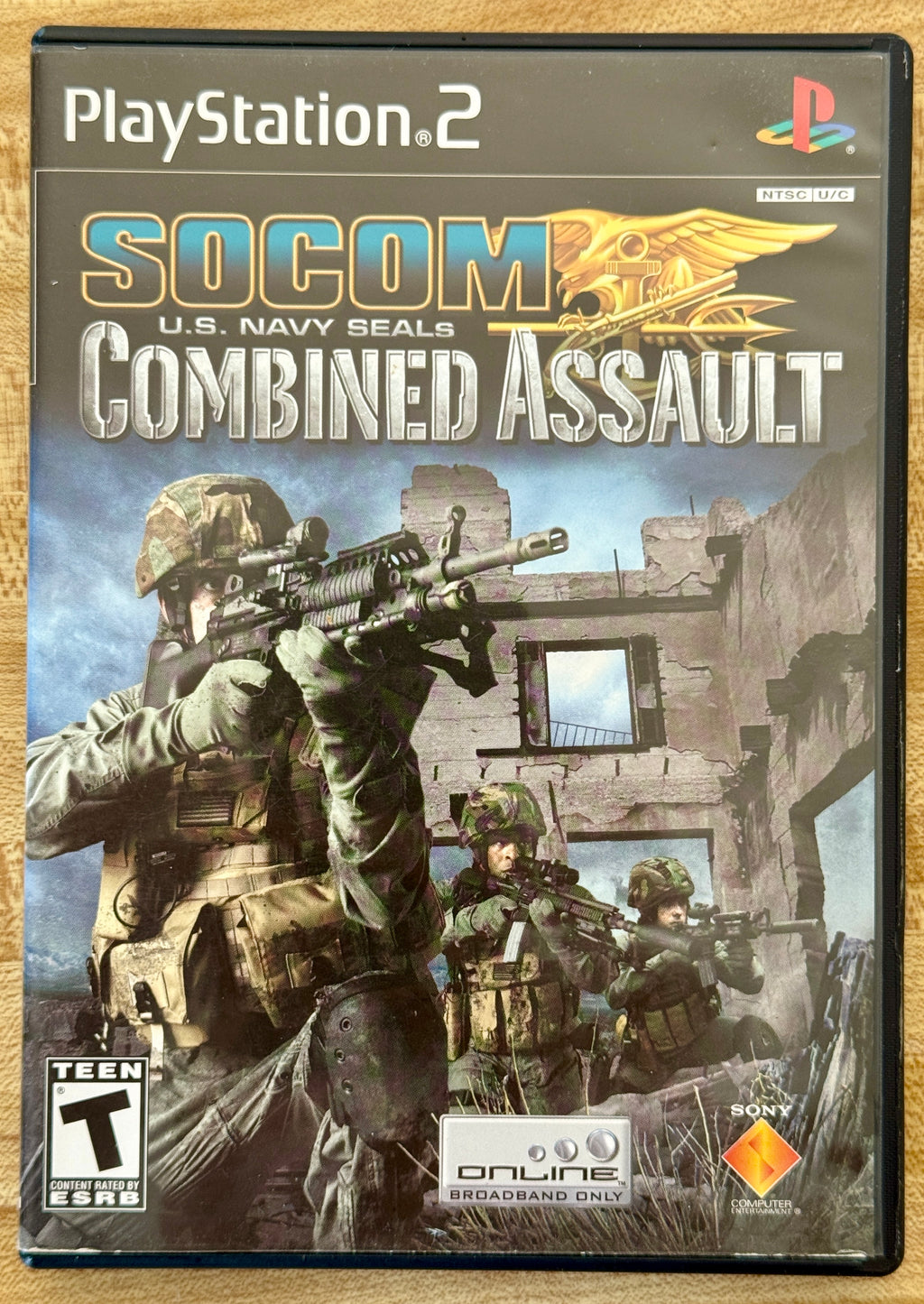 SOCOM U.S. NAVY SEALs Combined Assault (PS2, 2006, CIB)