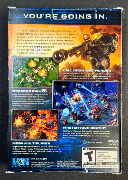 StarCraft II: Wings of Liberty (2010, PC, Sealed)