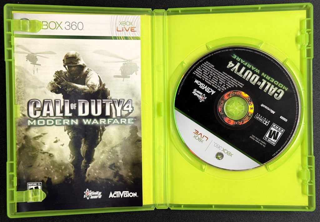 Call of Duty 4 Modern Warfare (Xbox 360, 2007, CIB)