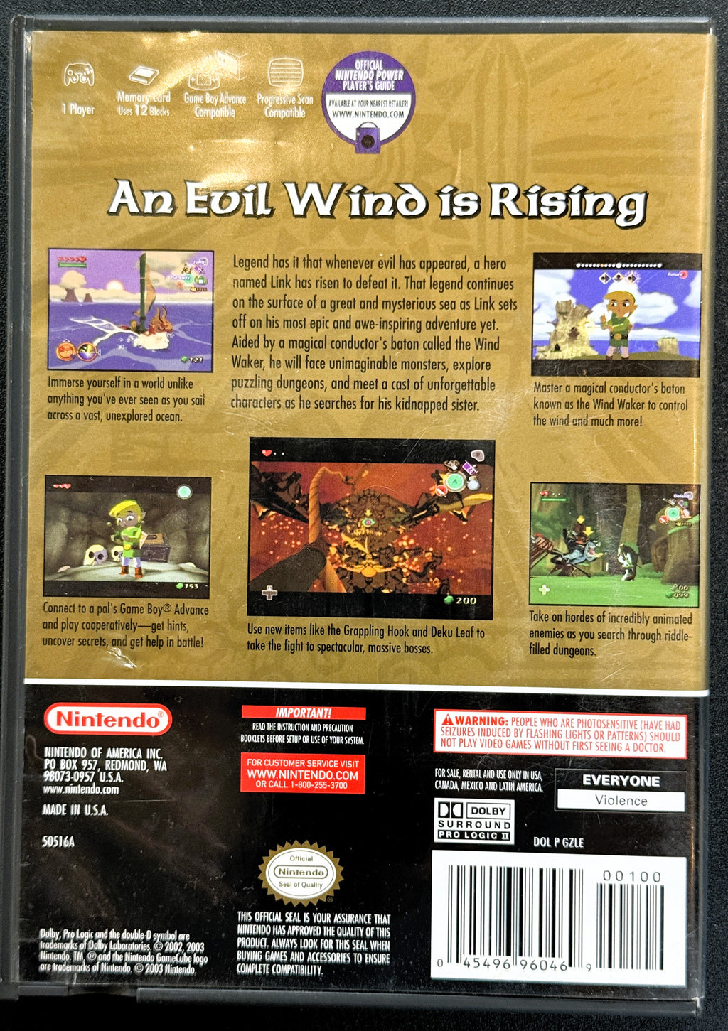 The Legend of Zelda: The Wind Waker (GameCube, 2003, CIB)