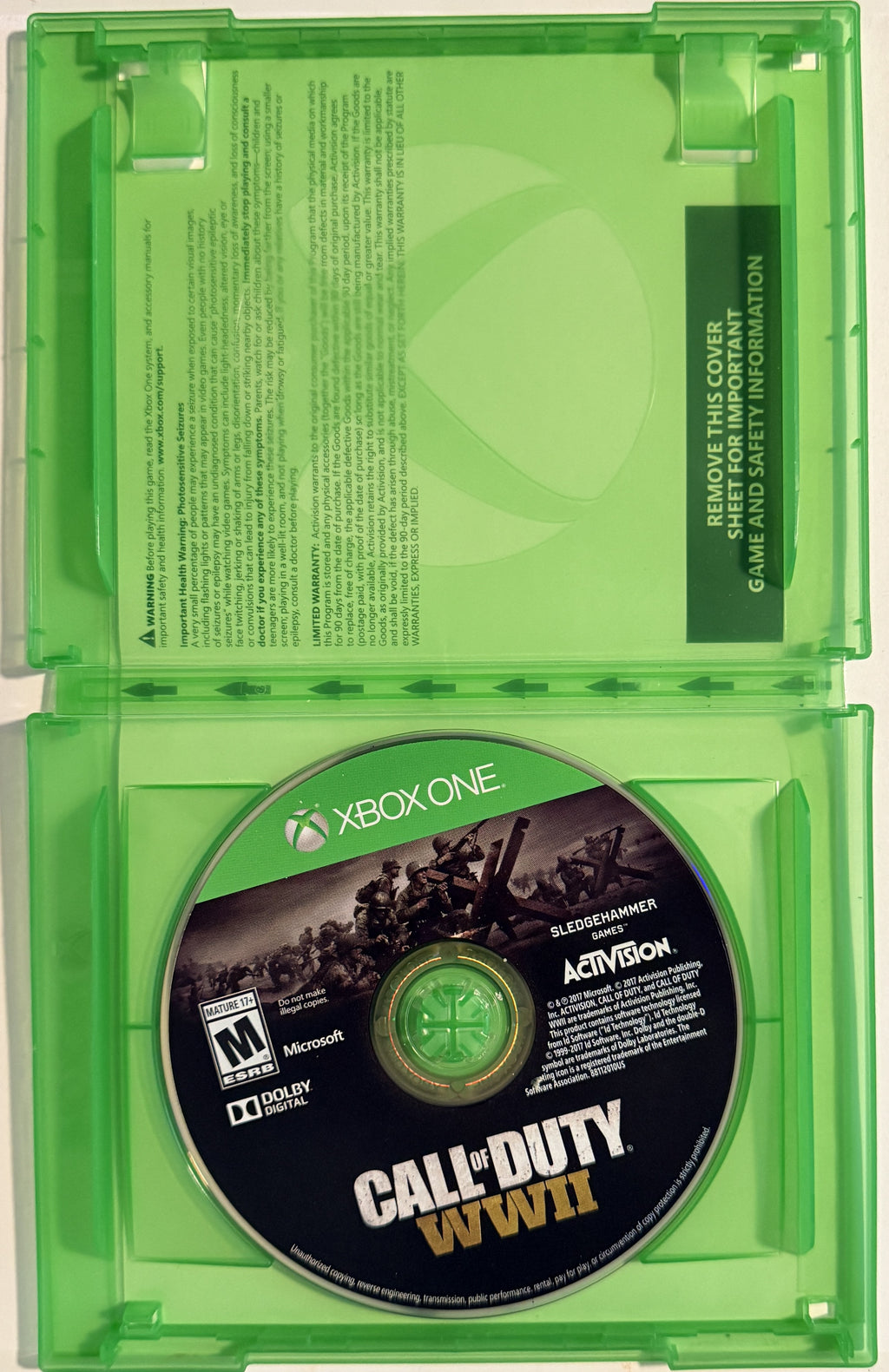 Call of Duty WWII (Xbox One, 2017)