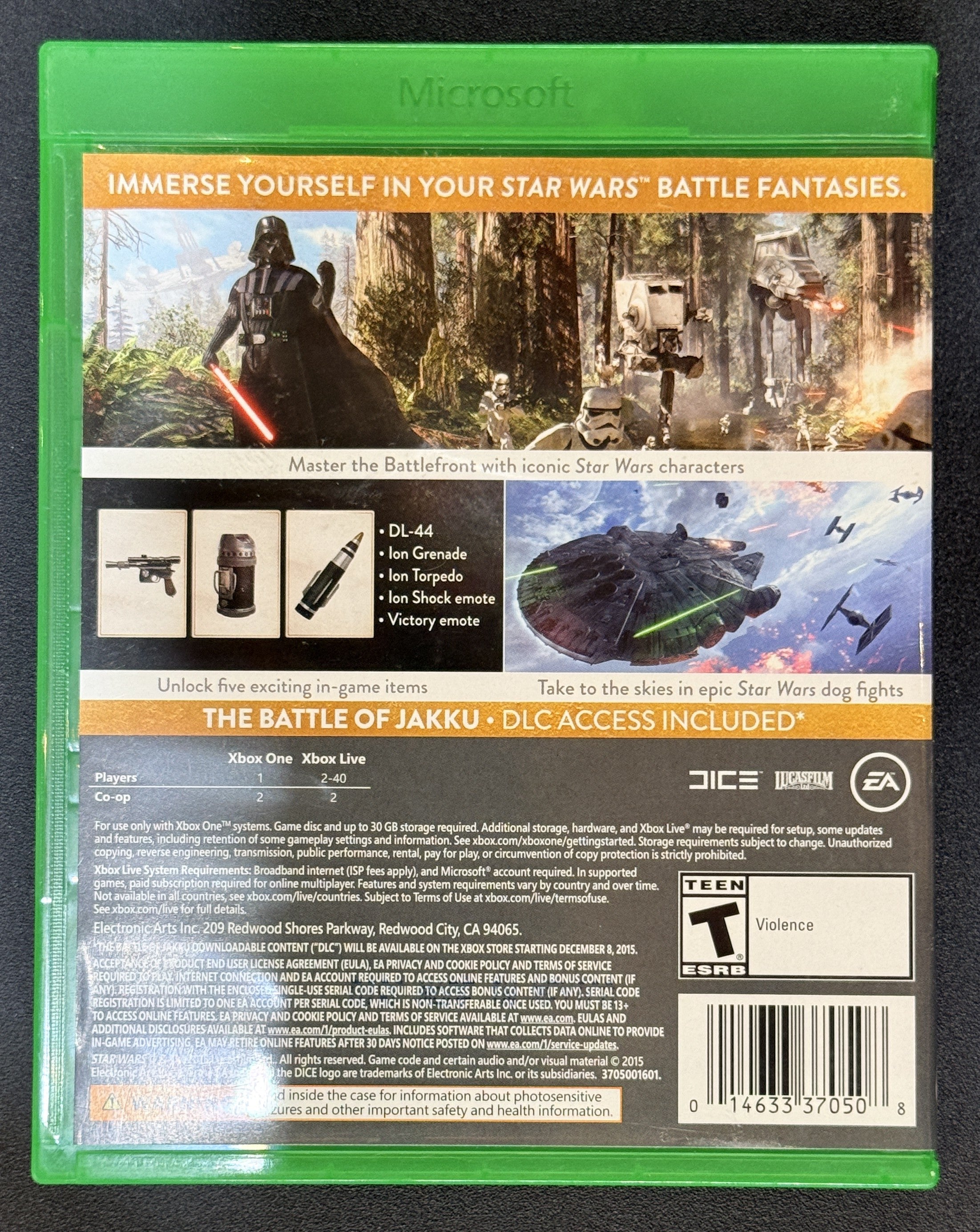 Star Wars Battlefront - Deluxe Edition (Xbox One, 2015)