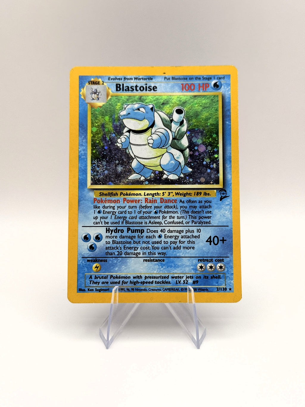 Blastoise - Pokemon Base Set 2 (2/130) - Lightly Played (LP)