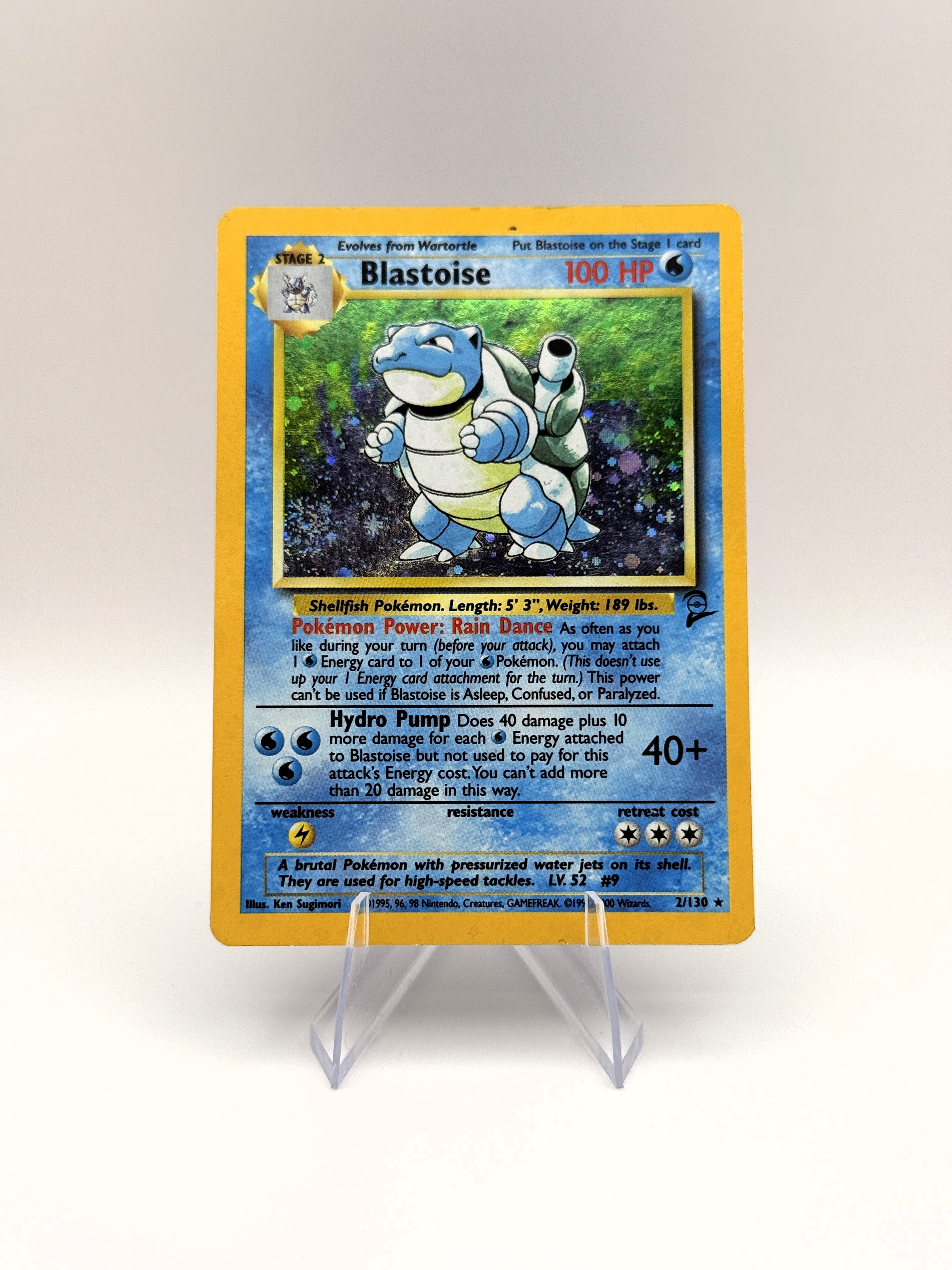 Blastoise - Pokemon Base Set 2 (2/130) - Lightly Played (LP)