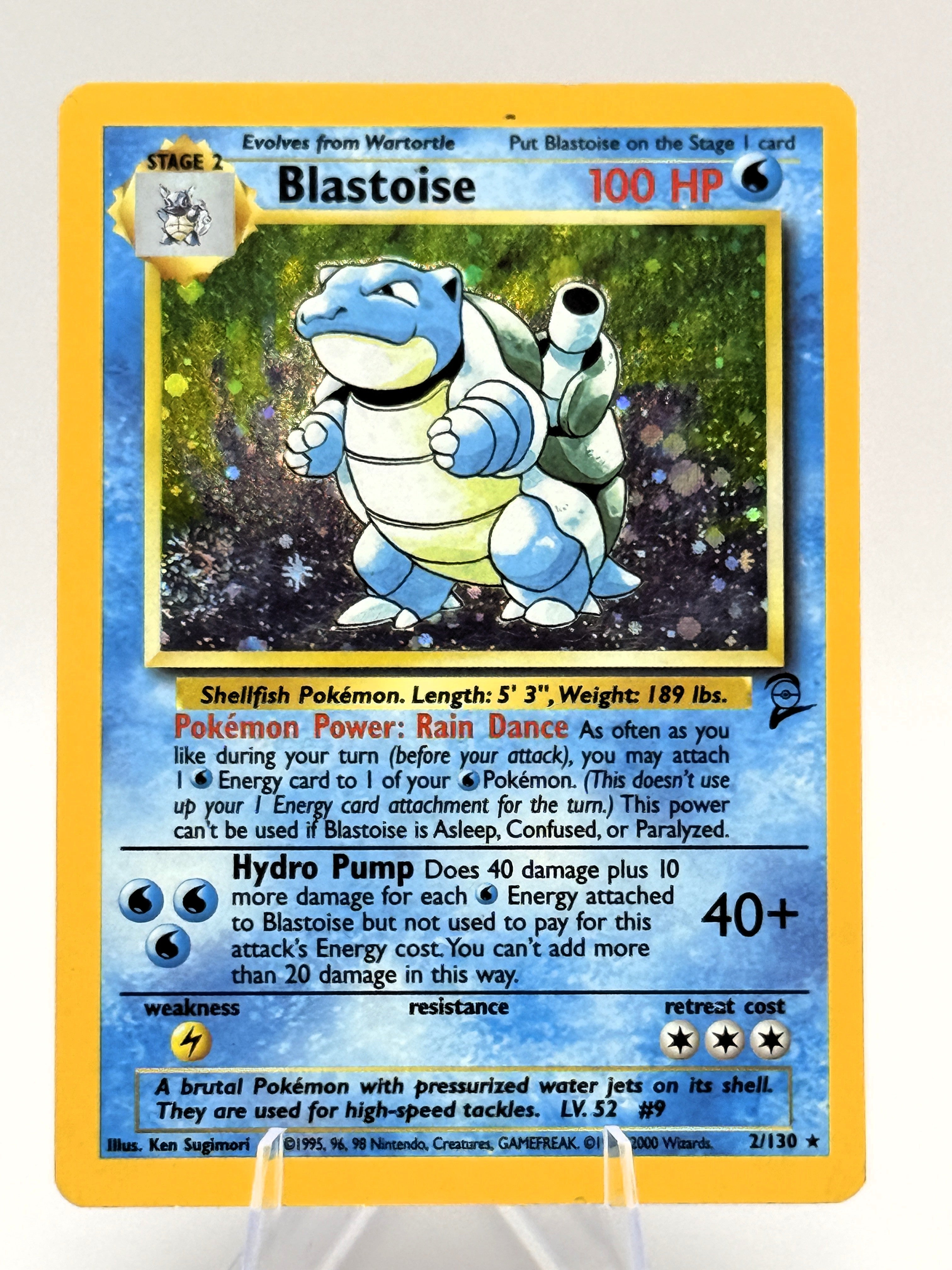 Blastoise - Pokemon Base Set 2 (2/130) - Lightly Played (LP)