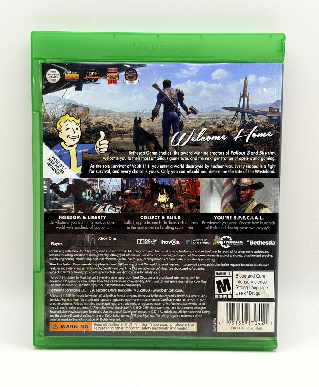 Fallout 4 (Xbox One, 2015)