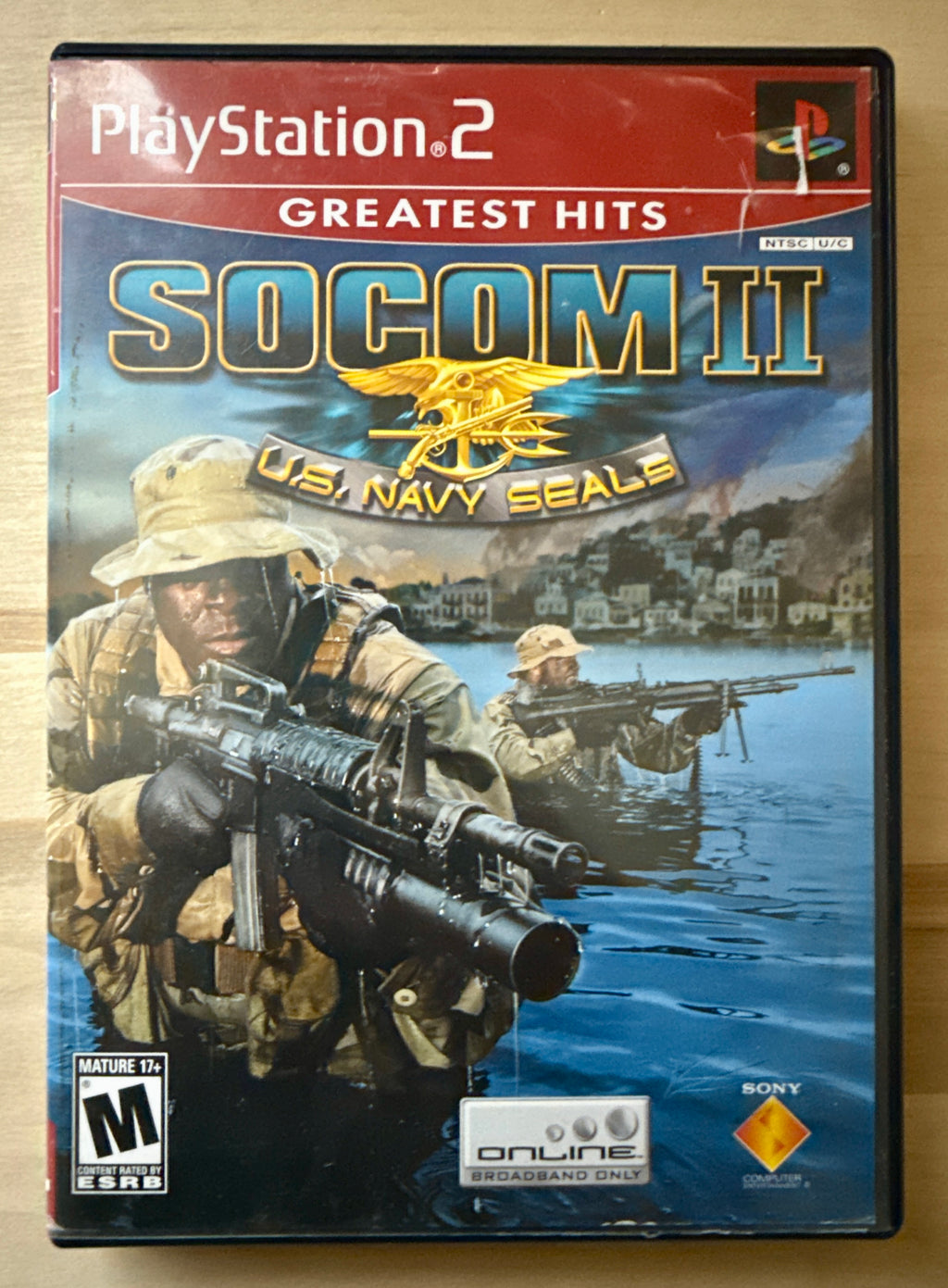 SOCOM II: U.S. Navy SEALs (PS2, 2003, CIB)